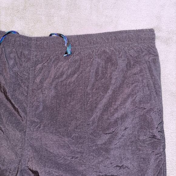 Vintage Speedo Boardshorts Men's X Large Black Nylon Classic Lined Swim Trunks - Picture 3 of 13